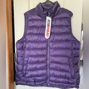 32 Degrees Purple Puffer Vest